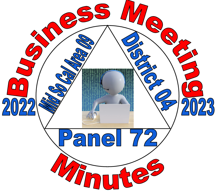October 5, 2022; District 04 MSCA 09 Business Meeting Minutes