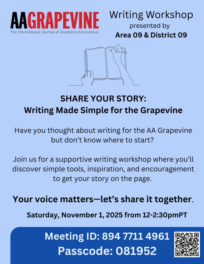 AAGRAPEVINE: SHARE YOUR STORY