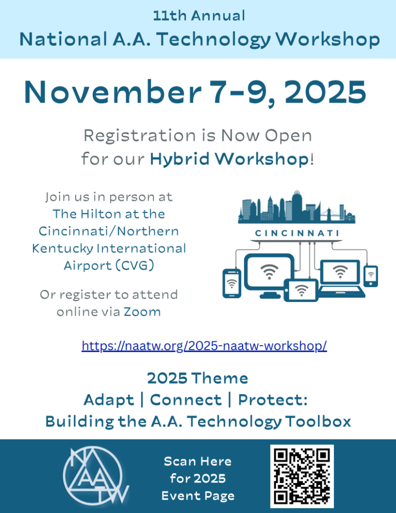 11th Annual National A.A. Technology Workshop